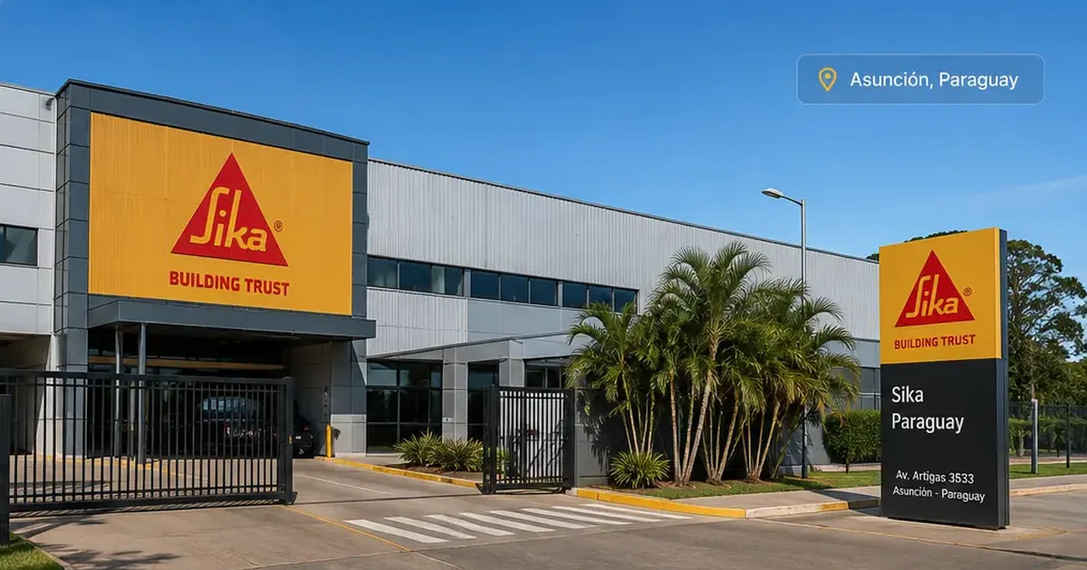 Proyecto de montaje de tuberías de acero inoxidable de JF Ingeniería para Sika Paraguay